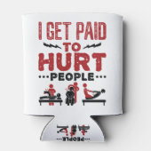 Ik krijg betaald aan Hurt Mensen Blikjeskoeler (Achterkant)