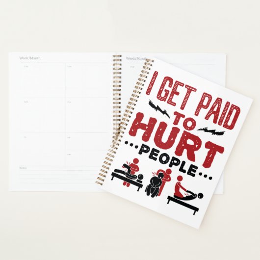 Ik krijg betaald aan Hurt Mensen Planner (Display)
