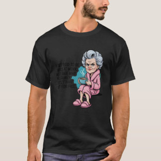 Ik krijg betaald om aardig te zijn op het werk Nie T-shirt