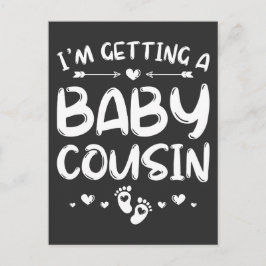 Ik krijg een Baby neef Genderonderzoek Baby Briefkaart