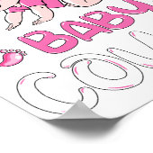 Ik krijg een Baby-neef-meisje-vrouwtje-onthulling Poster (Hoek)