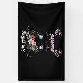 Ik krijg een getelegrafeerde koffiedop spandoek (Verticaal)