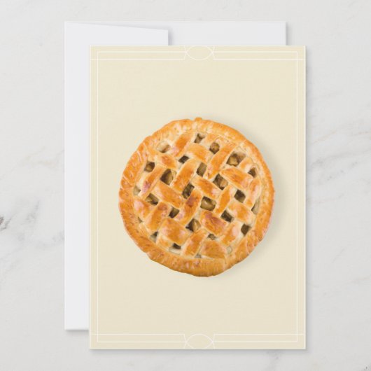 Ik krijg een uitnodiging van Pie Friendsgiving Par (Achterkant)