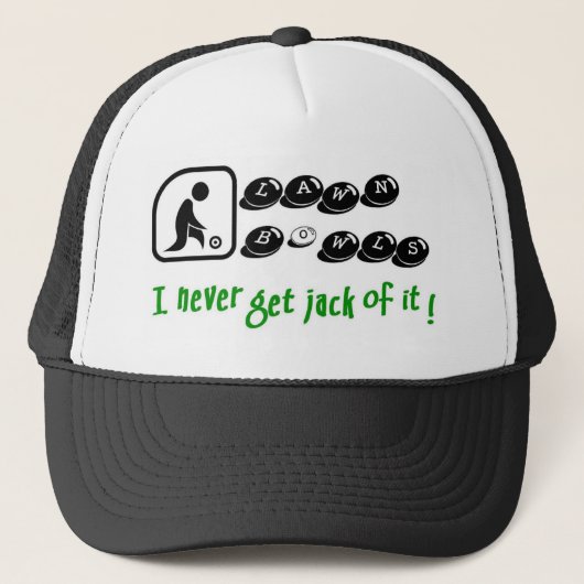 Ik krijg er nooit een stuk van. trucker pet (Voorkant)
