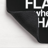 Ik krijg flappy als ik blij ben met autisme bewust muismat (Hoek)