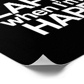 Ik krijg flappy als ik blij ben met autisme bewust poster (Hoek)