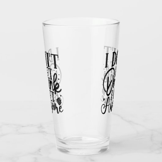 Ik krijg geen Drink prijsopgave Glas (Rechts)