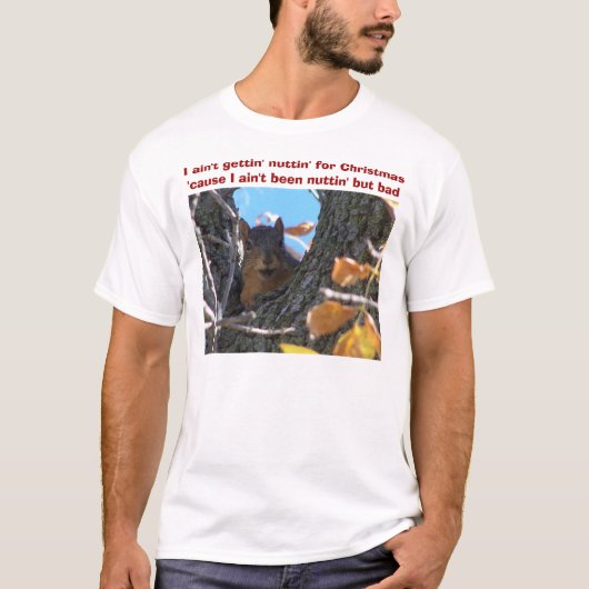 Ik krijg geen flauwekul voor Kerstmis. T-shirt (Voorkant)