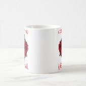 IK KRIJG GEEN MAD, IK KRIJG EVIL EEN grappige duiv Koffiemok (Center)