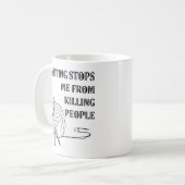 Ik krijg geen mok. koffiemok (Voorkant links)