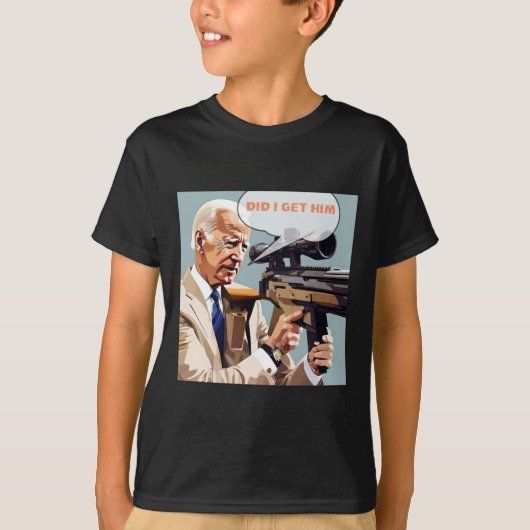 Ik krijg hem kogelvrij Trump 2024 T-shirt (Voorkant)