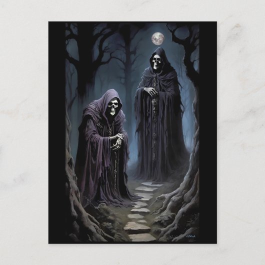 Ik krijg koude rillingen in het Bleke maanlicht Briefkaart (Voorkant)