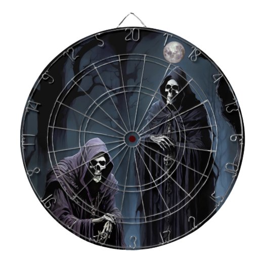 Ik krijg koude rillingen in het Bleke maanlicht Dartbord (Voorkant)