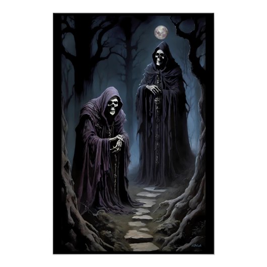 Ik krijg koude rillingen in het Bleke maanlicht Perfect Poster (Voorkant)