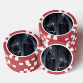Ik krijg koude rillingen in het Bleke maanlicht Poker Chips (Opstapeling)
