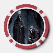 Ik krijg koude rillingen in het Bleke maanlicht Poker Chips (Achterkant)