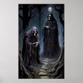 Ik krijg koude rillingen in het Bleke maanlicht Poster (Voorkant)