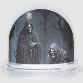 Ik krijg koude rillingen in het Bleke maanlicht Sneeuwbol (Achterkant)