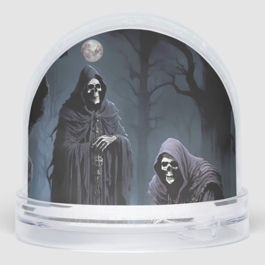 Ik krijg koude rillingen in het Bleke maanlicht Sneeuwbol (Achterkant)