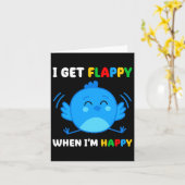 Ik krijg luiheid als ik blij ben dat ik op Autisme Kaart (Gele Bloem)