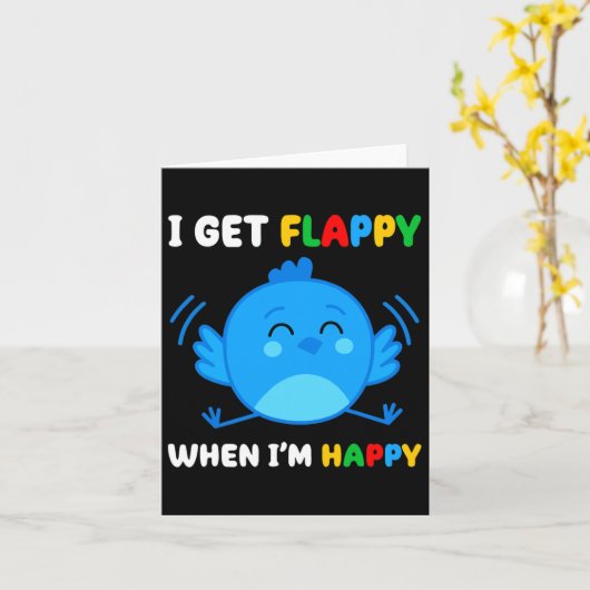 Ik krijg luiheid als ik blij ben dat ik op Autisme Kaart (Gele Bloem)