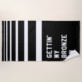 Ik krijg mijn bronze aan strandlaken (Voorkant)