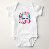 Ik krijg mijn houding van mijn Bubbie-body Romper (Voorkant)