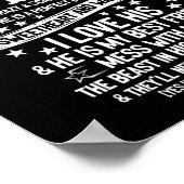 Ik krijg mijn houding van mijn Freakin Geweldige v Poster (Hoek)