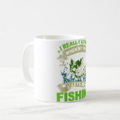 Ik krijg mijn houding van mijn Geweldige vader. Koffiemok (Voorkant links)