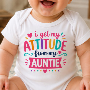 Ik krijg mijn houding van mijn tante Body Suit Romper
