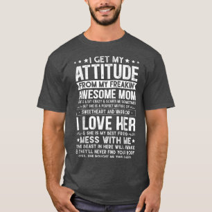 Ik krijg mijn houding van mijn vrijmakende Geweldi T-shirt