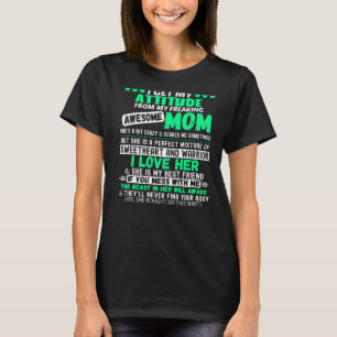 Ik krijg mijn houding van mijn vrijmakende Geweldi T-shirt