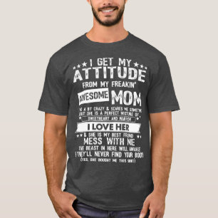 Ik krijg mijn houding van mijn vrijmakende Geweldi T-shirt