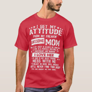 Ik krijg mijn houding van mijn vrijmakende Geweldi T-shirt