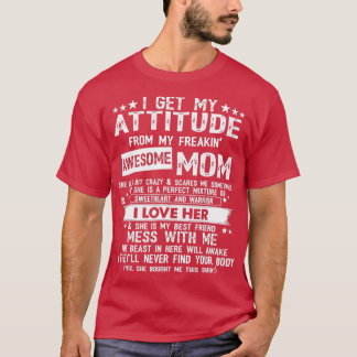 Ik krijg mijn houding van mijn vrijmakende Geweldi T-shirt