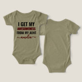 Ik krijg mijn ontzag van mijn tante (tante's naam) (Ontwerp Voorkant & Achterkant)