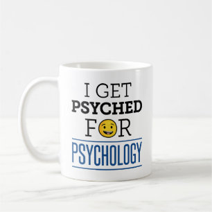 Ik krijg Psycholoog Psych voor psychologie Koffiemok