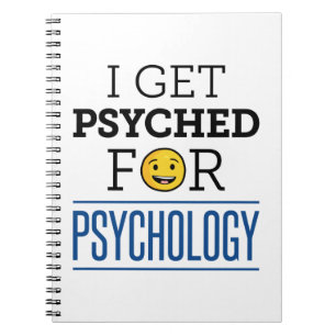 Ik krijg Psycholoog Psych voor psychologie Notitieboek