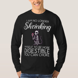 Ik krimp mezelf niet langer meer verteerbare ster t-shirt