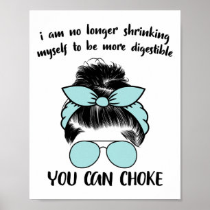 Ik krimpend mezelf niet langer Strawberry Boksen Poster