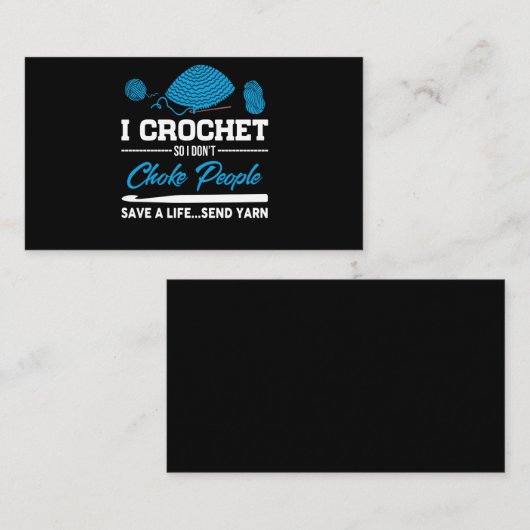 Ik Kroeskapper mensen redden een leven met een Yar Visitekaartje (Voorkant / Achterkant)