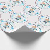 Ik kroop voor de 1e keer  cadeaupapier (Hoek)