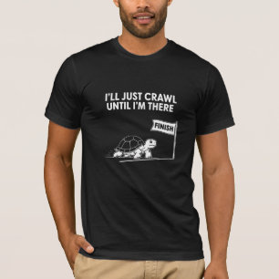 Ik Kruip Gewoon Tot Ik Er Ben Schildpad T-shirt