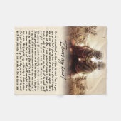 Ik kruis mijn hartenpaar Golden Jubileum Gift Fleece Deken (Voorkant (Horizontaal))