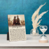 Ik kruis mijn hartenpaar Golden Jubileum Gift Fotoplaat (Zijkant)