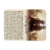 Ik kruis mijn hartenpaar Golden Jubileum Gift Magneet (Horizontaal)