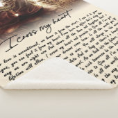 Ik kruis mijn hartenpaar Golden Jubileum Gift Sherpa Deken (3/4)