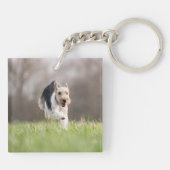 Ik kruiste over het herdenkingsplein van de regenb sleutelhanger (Achterkant)