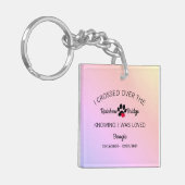 Ik kruiste over het herdenkingsplein van de regenb sleutelhanger (Voorkant Links)