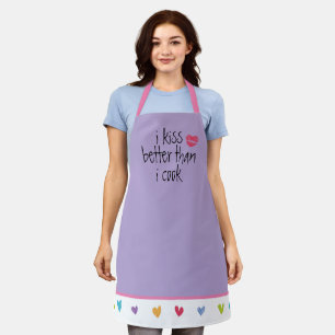 Ik kus beter dan ik kook Apron Schort